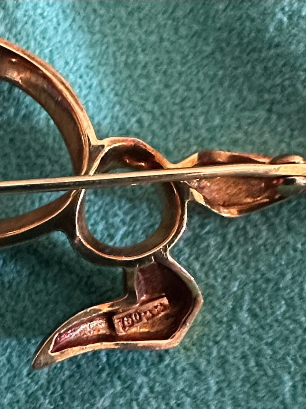 Tiffany & Co. Gold Bunny Brooch with White Pearl